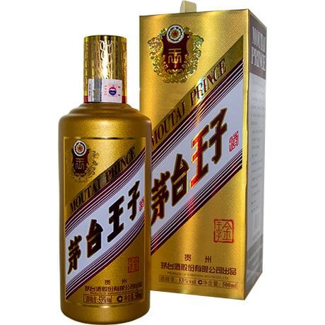 金标茅台王子酒53度500毫升/Weinbrand Golden Prince 53% Alc. 500ml