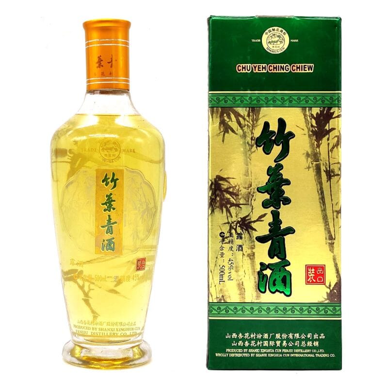 新竹叶青酒礼盒装45度500毫升/ Bambusschnaps 45% Vol