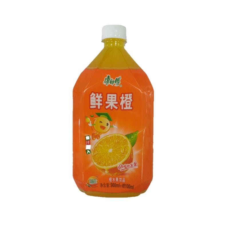 康师傅 鲜果橙 1升 /Kräutergetränk Orangengeschmack 1000ml MASTER KUNG