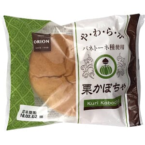 日本奥林烘焙 南瓜面包 90克 /Japanische Kürbis Brötchen 90g ORION BAKERY