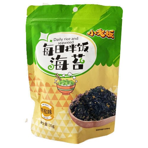 小老板 每日拌饭海苔 肉松海苔 35克 / Gerosteter Seetang für Reis mit Fleischseide 35g TAOKAENOI