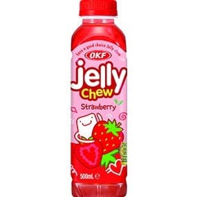韩国果冻饮料 草莓味 500毫升 /Jelly Chew Gelee-Getränk mit Erdbeergeschmack 500ml OKF
