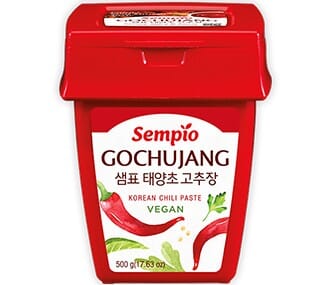 膳府 韩国辣椒酱 素 500克/ Paprika Paste Scharf Vegan 500g SEMPIO