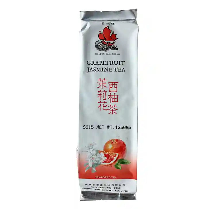 金帆 西柚茉莉花茶 125克 /Jasmin Tee mit Grapefruitgeschmack 125g GOLDEN SAIL