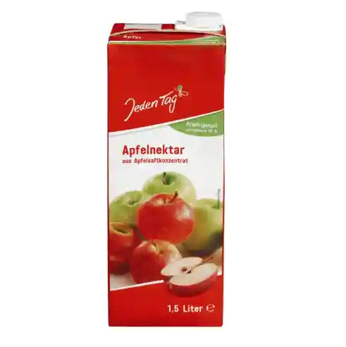 每日 苹果蜜汁 50% 1.5升 / Apfelnektar  50% 1.5L Jeden Tag