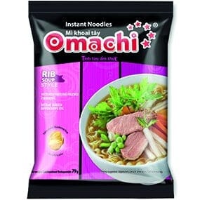 越南 猪排汤面 79克 /Instantnudelsuppe geschmorte Rippchen Geschmack 79g OMACHI