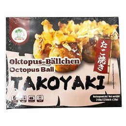 冰冻-Tiefgefroren! 炸章鱼丸子 240克/  Frittierte Oktopus-Bällchen 240g TCT