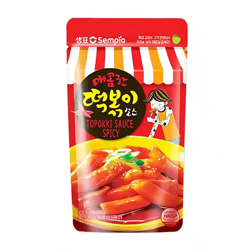 膳府 韩式炒年糕酱 香辣味 150克 /Topokki Sauce scharf für Reiskuchen 150g Sempio