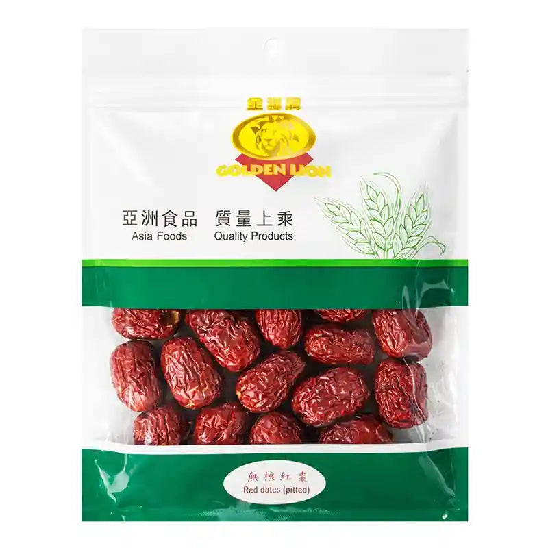 金狮牌 无核红枣 100克 /Rote Datteln ohne Kerne 100g GOLDEN LION