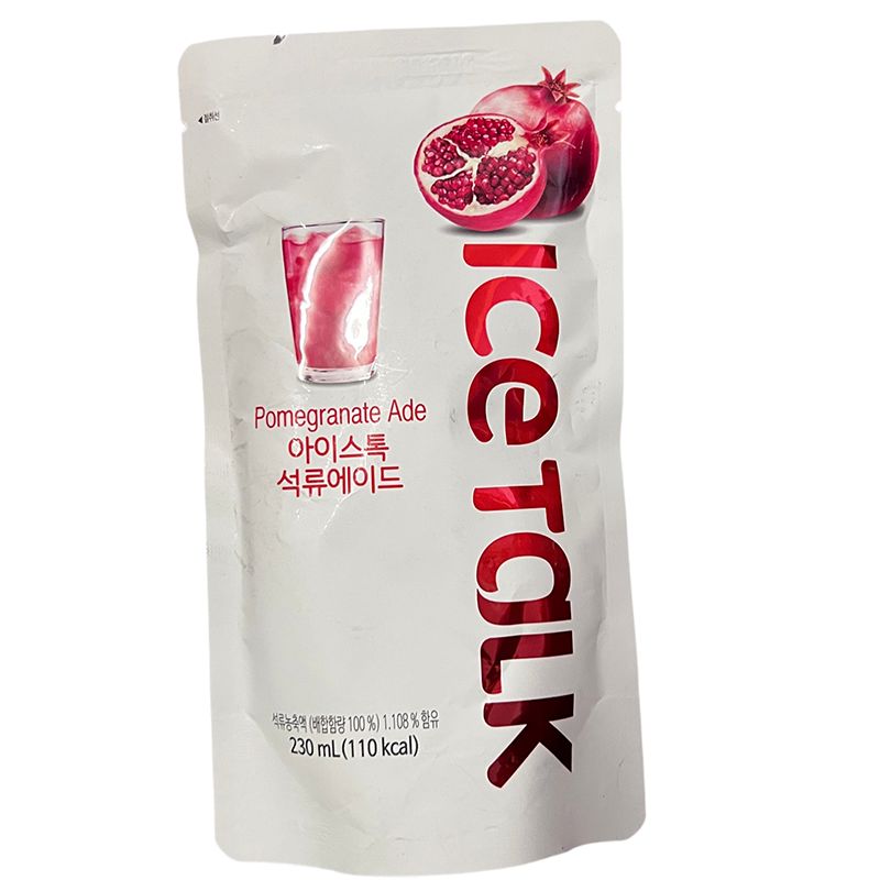 韩国 即饮冰茶 袋装 石榴味 230毫升 /Koreanische Eistee Granatapfelgeschmack 230ml ICETALK