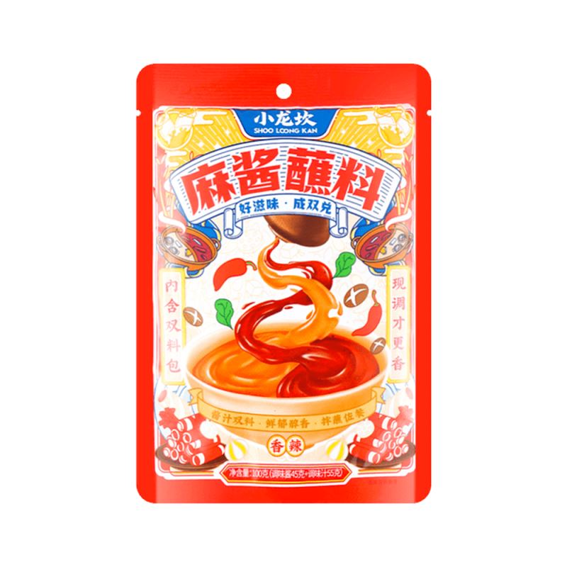 小龙坎 火锅蘸料 芝麻酱 香辣味 100克 / Sesame Paste scharf 100g SHOOLOONGKAN