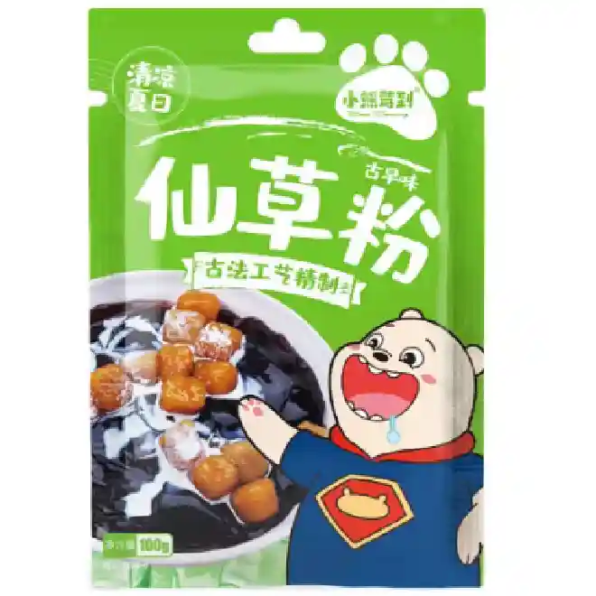 小熊驾到 仙草粉 100克 / Grasgeleepulver 100g BEARCOMING