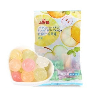 上好佳 硬糖 缤纷什锦果味 100克 /Hartbonbons Fructose Mischung 100g OISHI