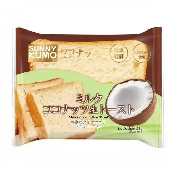 奇趣乐满芬 牛奶椰子生吐司 93克 /Milch Kokosnuss Toast 93g QIQULEMANFEN