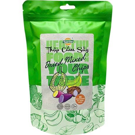 越南 混合水果薯片 100克 /Gemischte Fruchtchips 100g TUAN DAT