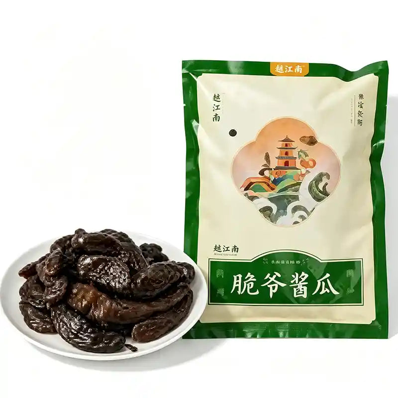 越江南 脆爷酱瓜 200克 /Knusprige eingelegte Gurken 200g YueJiangNan