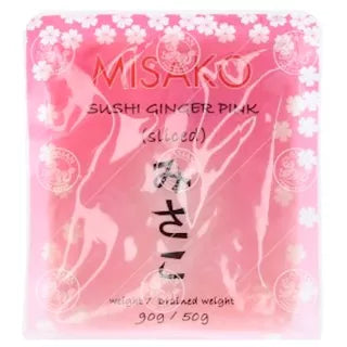 甘酢生姜 粉 寿司姜 90克 /Eingelegter Ingwer Rosa 90g MISAKO