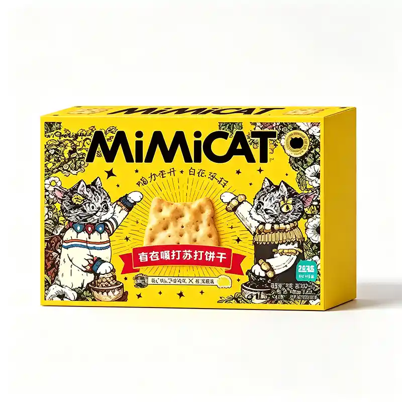 MiMiCAT 苏打饼干 黑胡椒 三色藜麦味 72克 /Soda Kekse mit schwarzer Pfeffer &amp; dreifarbiges Quinoa 72g MiMiCAT