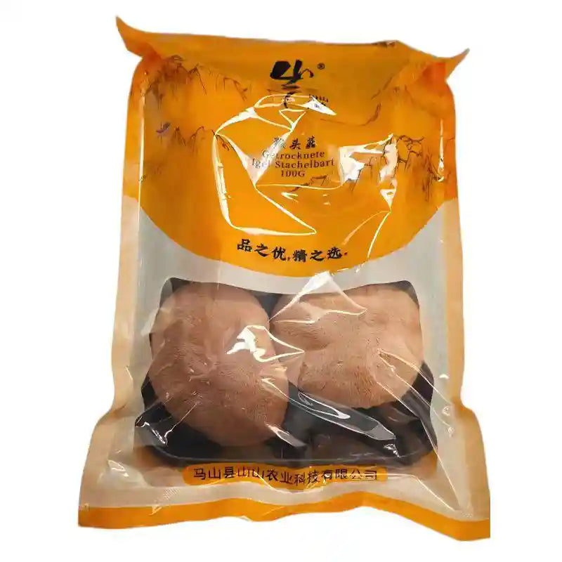 山山得久 猴头菇 100克 /Getrocknete Hericium erinaceus Pilz 100g