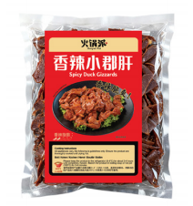 冰冻-Tiefgefroren! 火锅派 香辣小郡肝 500克 /Scharfe Entenmägen für Hotpot 500g Hotpot Pai