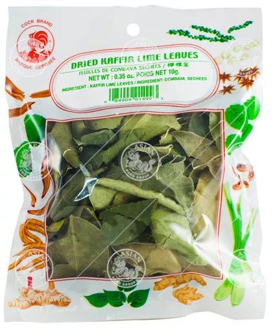 公鸡牌 干柠檬叶 10克 /Kaffernlimettenblätter Getrocknet 10g COCK BRAND