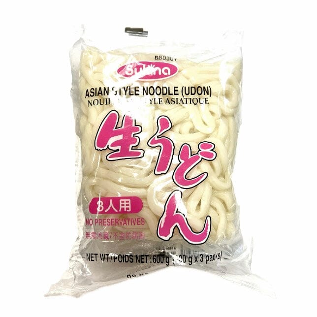 日式乌冬面 三人份 600克 /Fresh Udon Nudeln 600g SUKINA