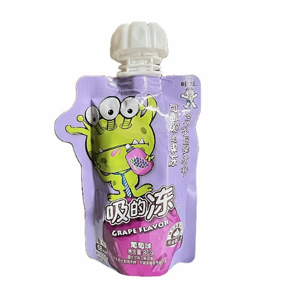 旺旺 吸的冻 葡萄味 80克 /Lutschgelee Traubengeschmack 80g WANT WANT