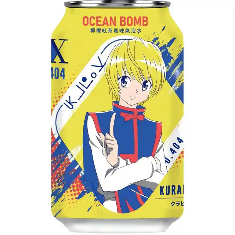 猎人气泡水 柠檬红茶味 330毫升 /Sprudelwasser mit  Zitronentee- Geschmack 330ml Ocean Bomb