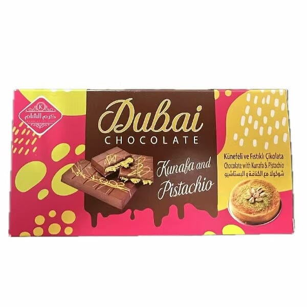 杜拜 迪拜巧克力 190克 /Dubai Schokolade mit Kunafa und Pistachio 190g