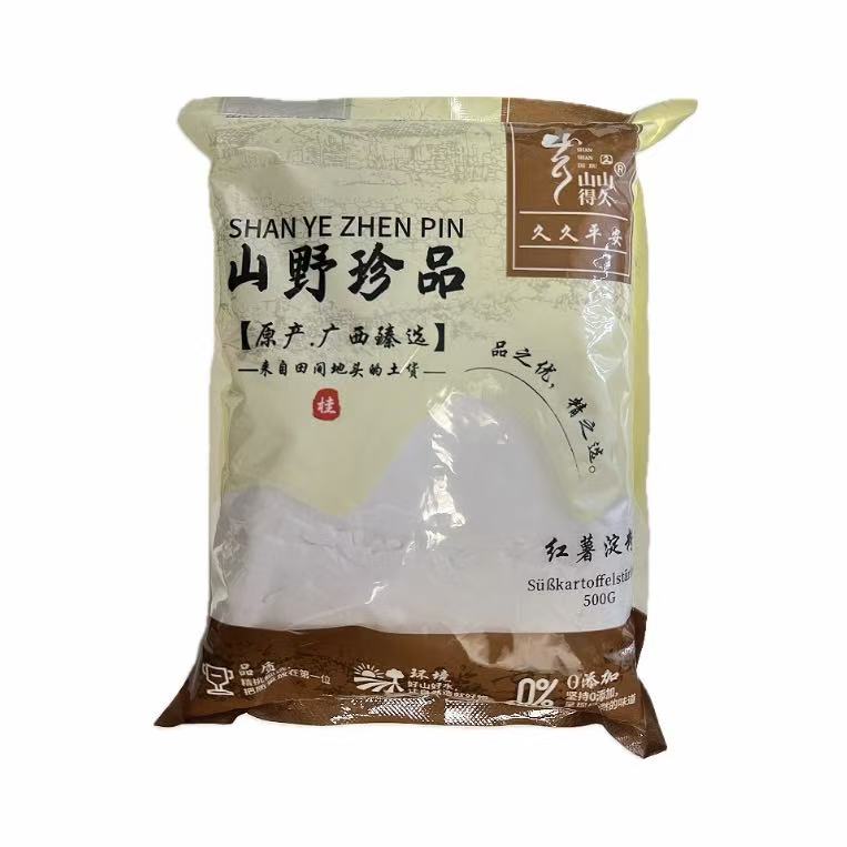 山山得久 食用红薯淀粉 500克 /Süßkartoffelstärke 500g SSDJ