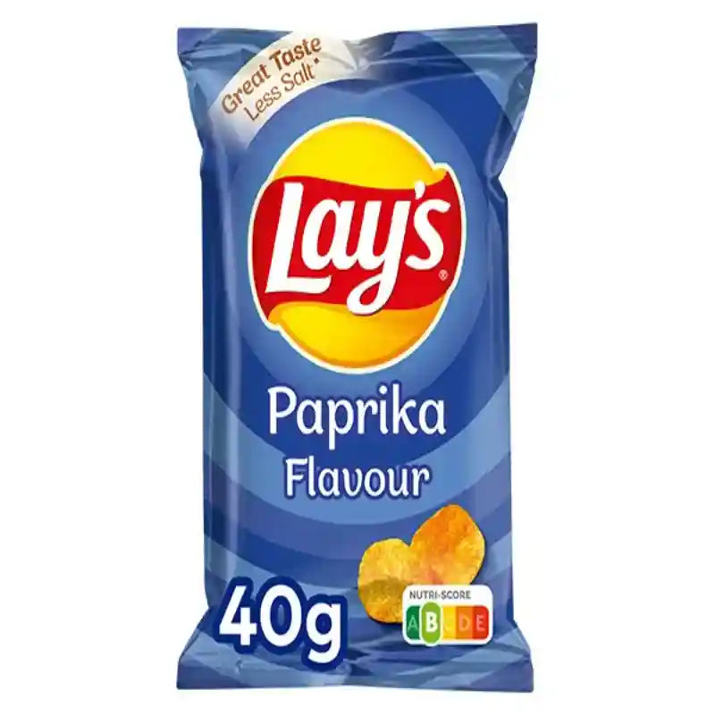 乐事薯片 青椒味 40克 /Kartoffelchip Paprika Geschmack 40g Lays