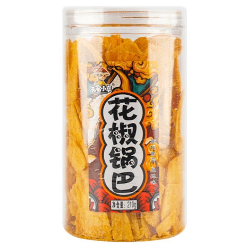无名小卒 花椒锅巴 麻辣味 210克 / Knuspriger Reis aus Sichuan-Pfefferkörnern mit würziger Geschmack 210g WMXZ