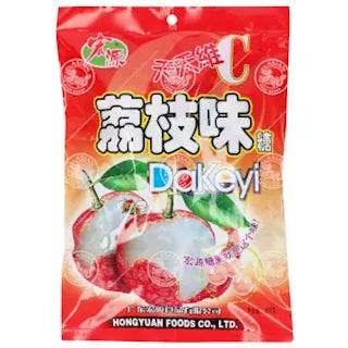 宏源 荔枝味糖 350克 /Litchi Bonbons 350g HONGYUAN