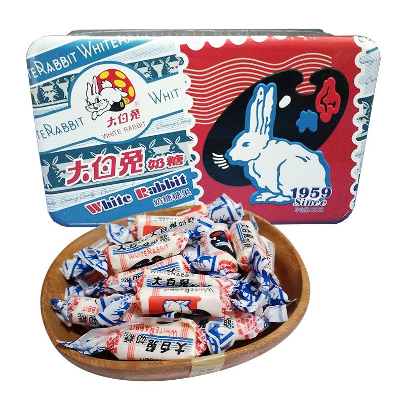 大白兔 经典口味礼盒 228克 /Cremige Bonbons Geschenkbox 228g WHITE RABBIT