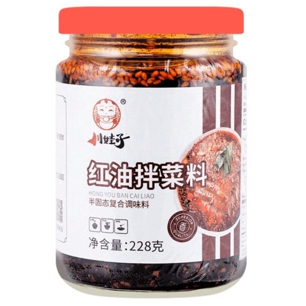 川娃子 红油拌菜料 228克 /Salatgewürz aus rotem Öl 228g CHUANWAZI
