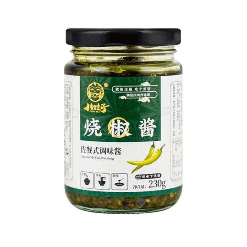 川娃子 烧椒酱(瓶) 230克 /Gegrillt Paprikasauce 230g CHUANWAZI