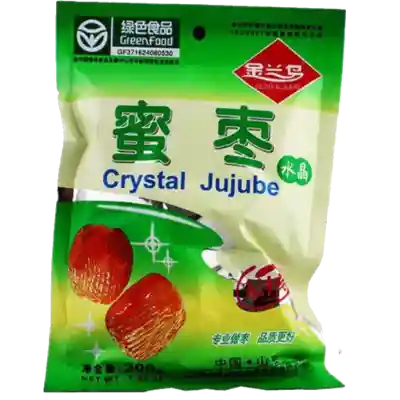金兰鸟 水晶蜜枣 200克 /Kandierte Datteln Crystal ohne Kernen 200g GOLDEN BLUE BIRD