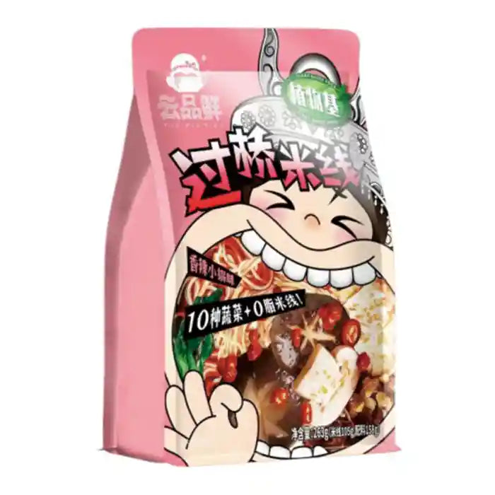 云品鲜 过桥米线 香辣小锅味 263克 /Süßkartoffelnudel mit Würziger Hot Pot-Geschmack 263g