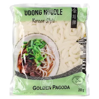 金塔牌 韩式乌冬面 200克 /Instant Oriental Fresh Udon 200g GOLDEN PAGODA