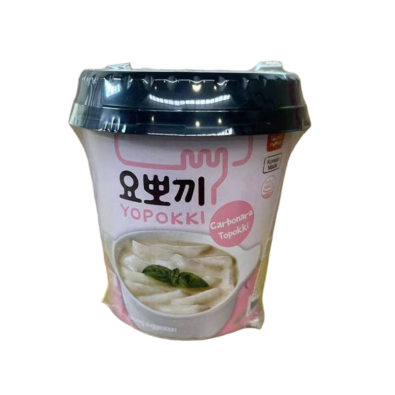 韩国永丰即食炒年糕 奶油培根味 微波杯 120克 /Yopokki Gebratener Reiskuchen Sahne Speck 120g YOUNGPOONG
