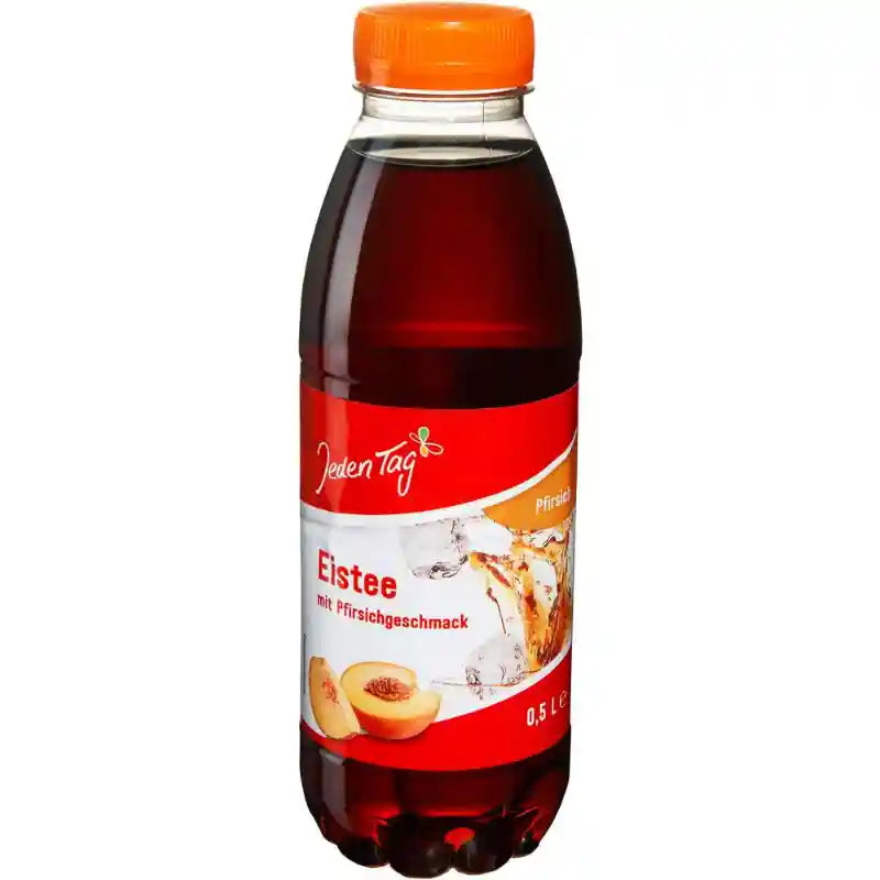 每日 桃子味冰红茶饮料 500毫升 /Eistee Pfirsich 500ml Jeden Tag