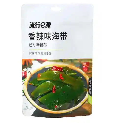 流行e派 香辣味海带 132克 /Gewürzter Seetang scharf 132g LXEP