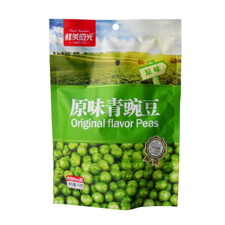 鲜美阳光 原味青豌豆 75克 /Grüne Erbsen Pikantes Aroma 75g XMYG