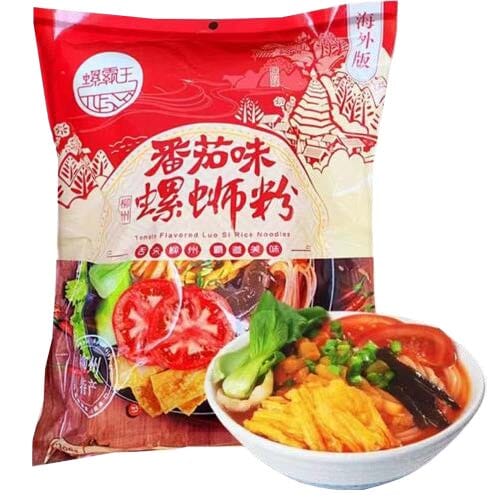 螺霸王 番茄味螺蛳粉 柳州特产 水煮型306克 /Reisnudeln mit Schneckensuppe Tomaten 306g LBW