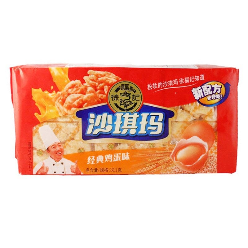 徐福记 沙琪玛 经典鸡蛋味 311克 /Sanft Kuchen Knusprigen Eiergeschmack 310g XuFuJi
