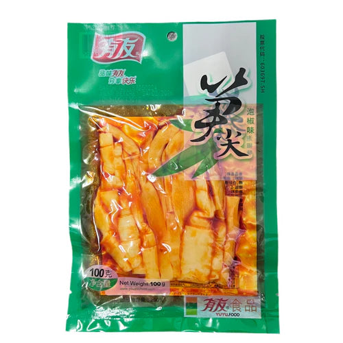 有友 泡椒味笋尖 100克 /Eingelegter Bambussprossen mit Chili 100g