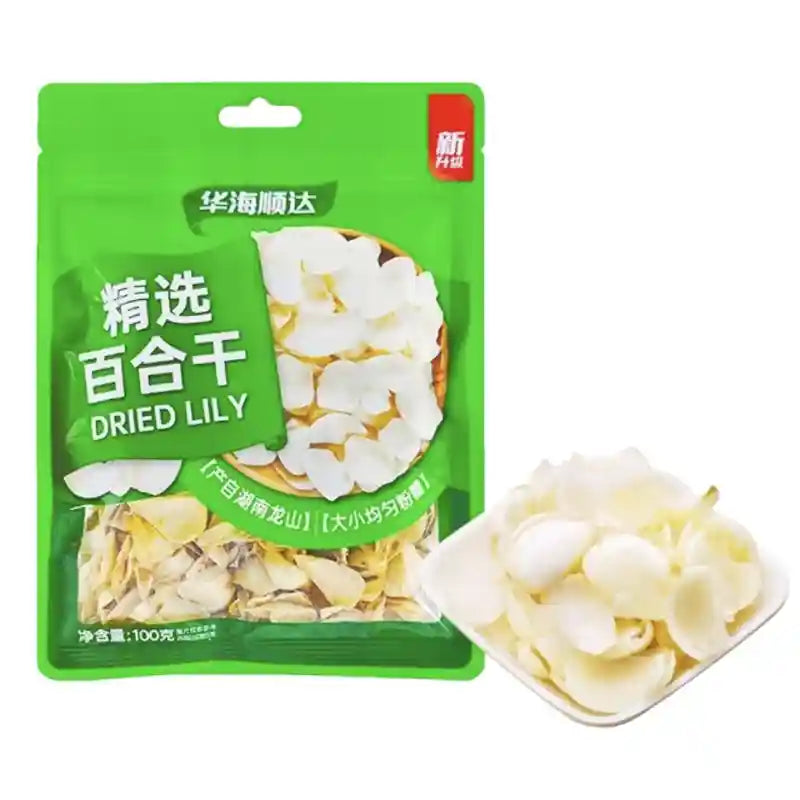 华海顺达 百合干 100克 /Getrocknete Lilienknollen 100g HUASAI SHUNDA