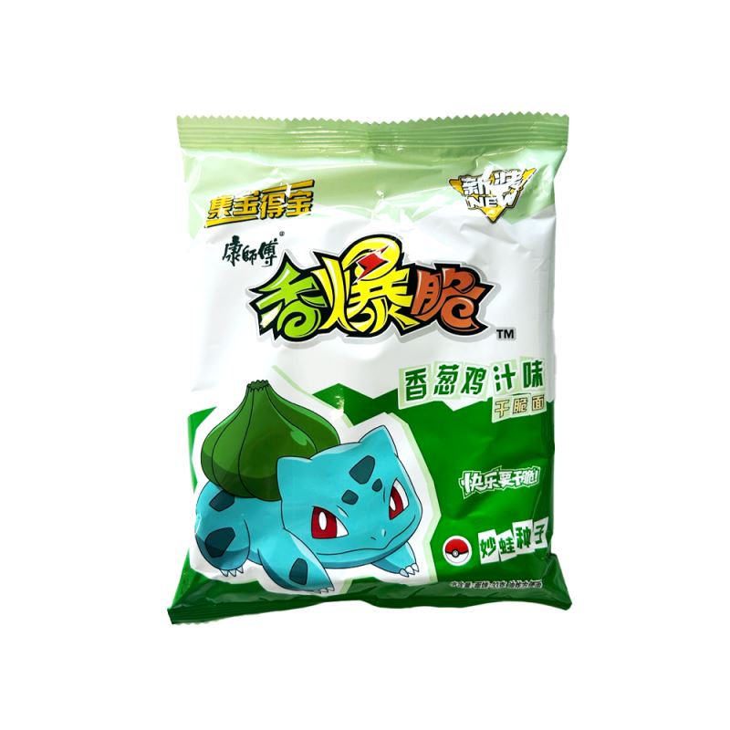 康师傅 香爆脆干脆面 香葱鸡汁味 33克 /Nudeln Snack mit Frühlingszwiebel Huhnsuppengeschmack 33g XBC Master Kung
