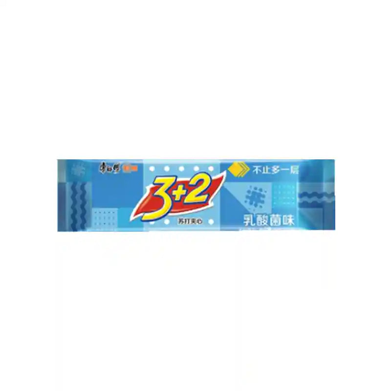 康师傅 3+2苏打夹心饼干 乳酸菌味 125克 /Sandwich Sodakekse Geschmack nach Milchsäurebakterien 125g Master Kung