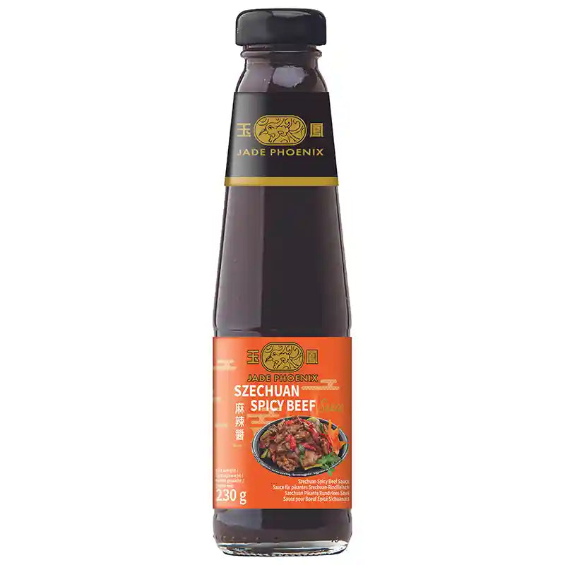 玉凤 麻辣酱 230克 /Szechuan-Scharfe Rindfleischsauce 230g Jade Phoenix